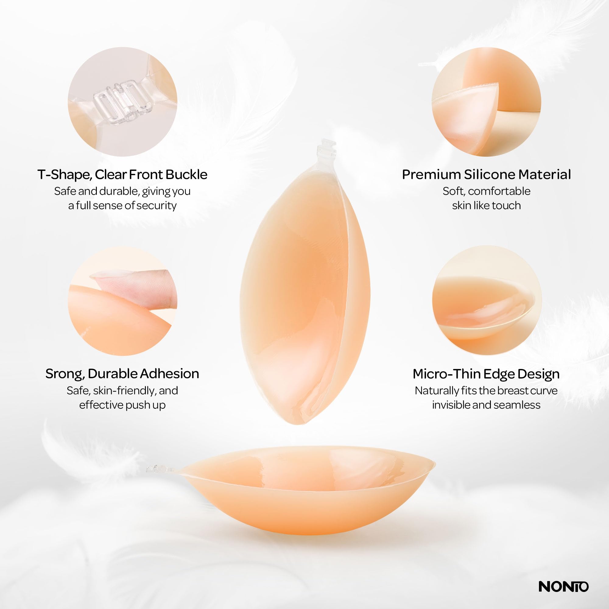 Adhesive Bra Strapless Sticky  - огляд і ціна Strapless Bra Adhesive