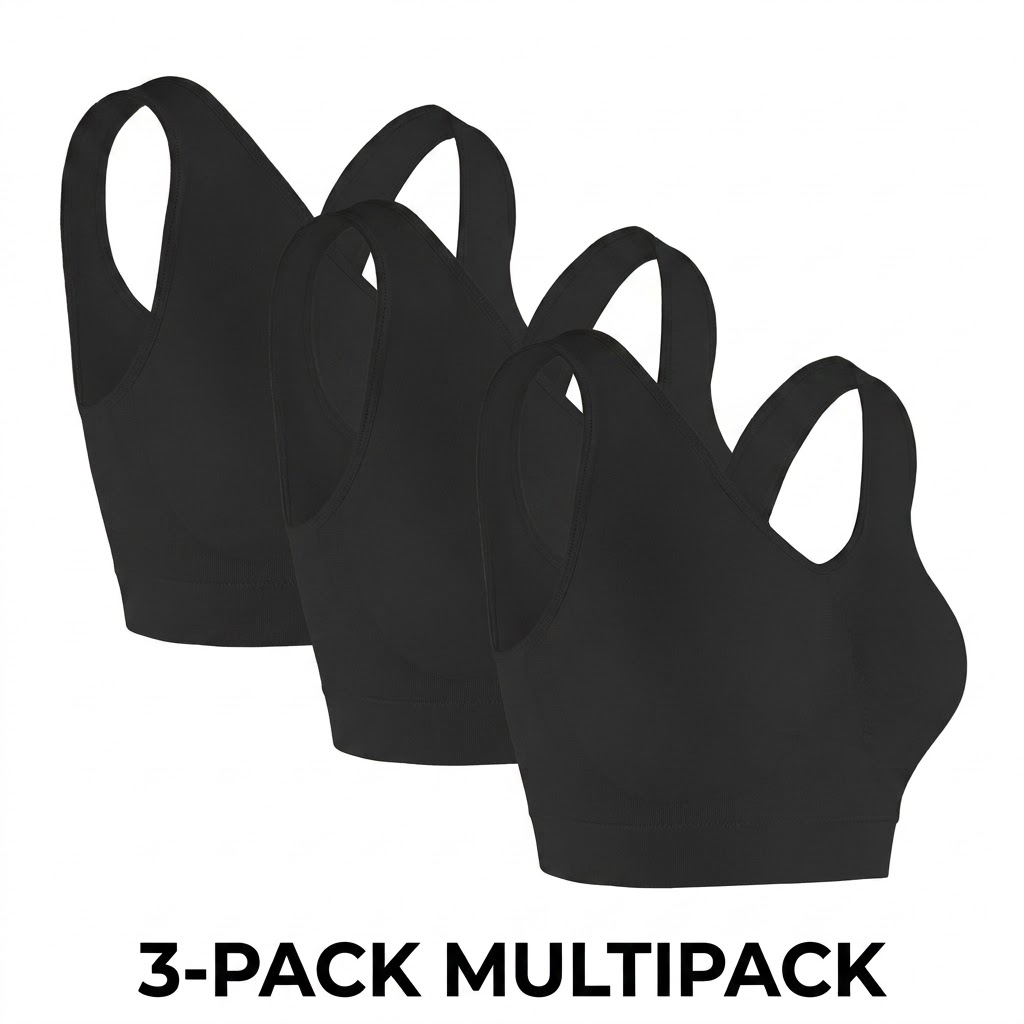 3 Pack Plus Size Women Seamles - огляд і ціна Sleep Bra Bralette