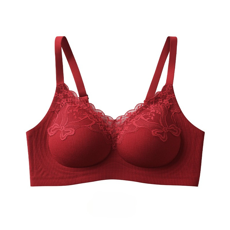 Women Fashion Ribbed Lace Bral - огляд і ціна Lace Bralette Set